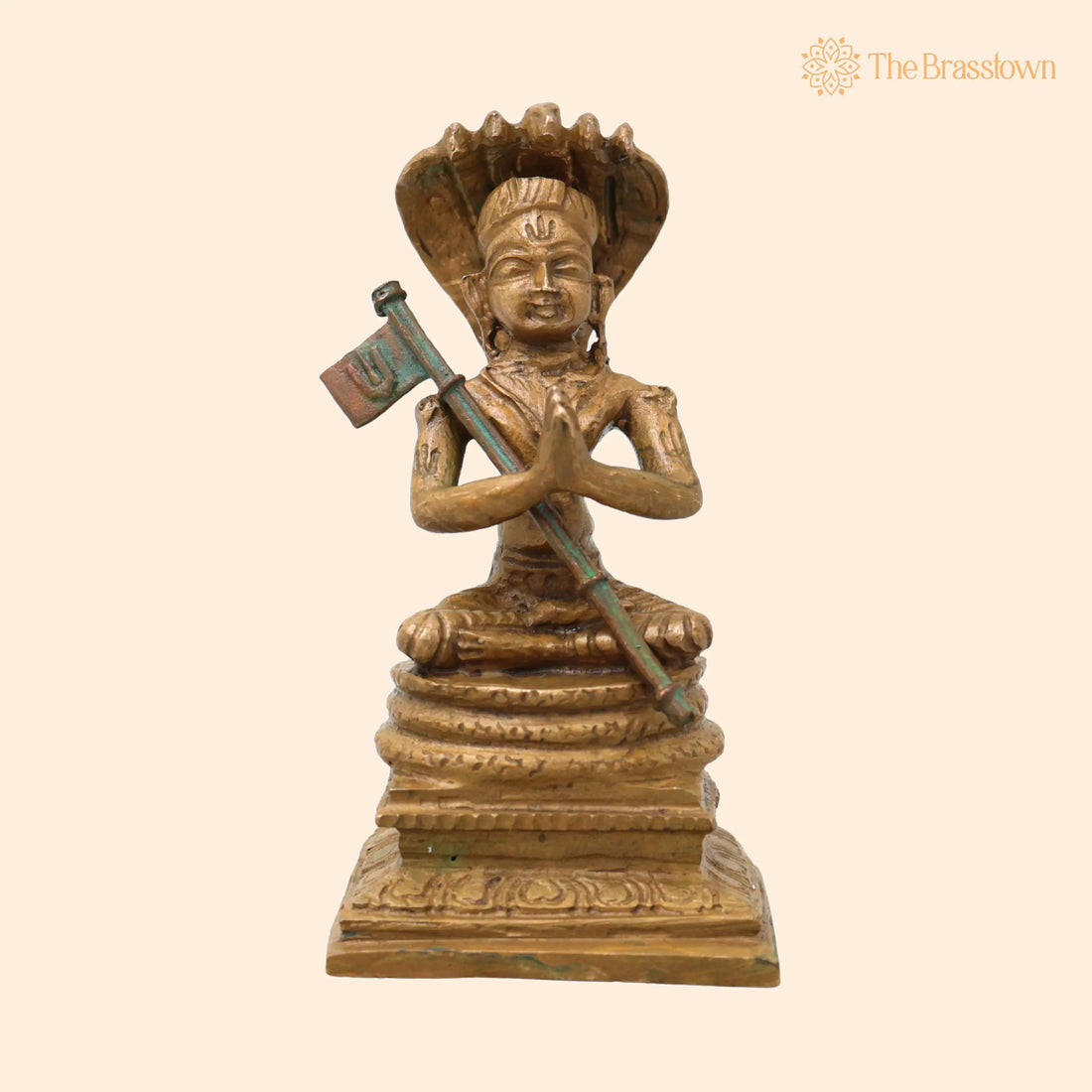 Bronze Manavalamamuni Idol – Handcrafted Traditional Murti for Puja, Home Mandir &amp; Décor 3 Inch 1