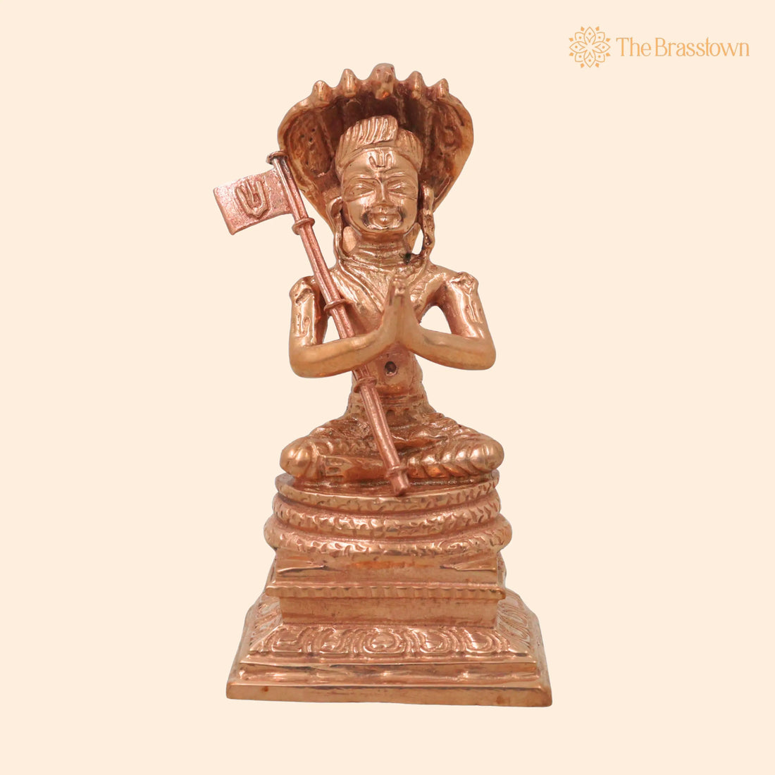 Bronze Manavalamamuni Idol – Handcrafted Traditional Murti for Puja, Home Mandir &amp; Décor 3 Inch 1