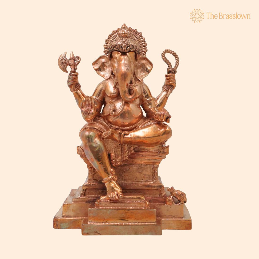 Bronze Ganesha Idol – Handcrafted Chola Ganapati Murti for Pooja, Home Temple, Vastu Décor &amp; Gifting 5 Inch 1