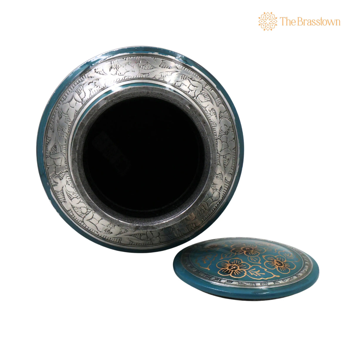 Aluminium With Nikal Coating Multipurpose Handcrafted Storage Box – Traditional Gift Décor Case 10 Inch 4