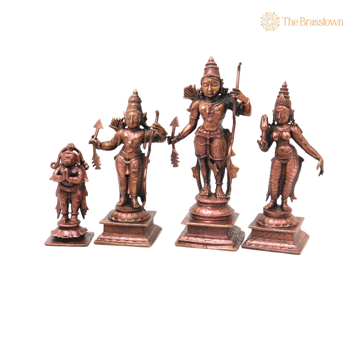 Copper Ramdarbar Idol – Handcrafted Vastu &amp; Home Décor 6 Inch 2