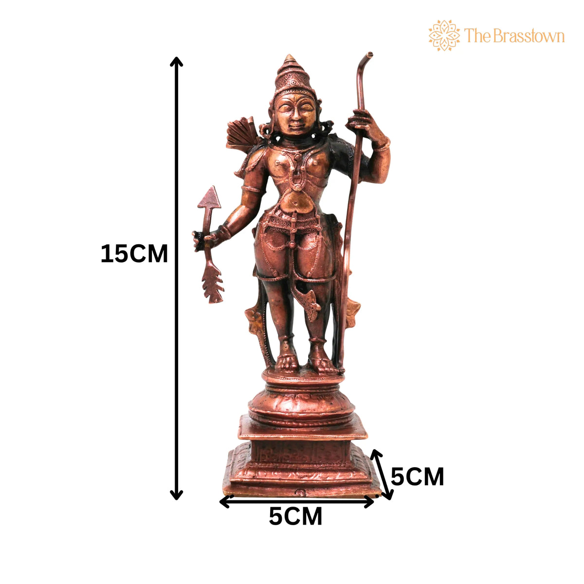 Copper Ramdarbar Idol – Handcrafted Vastu &amp; Home Décor 6 Inch 5