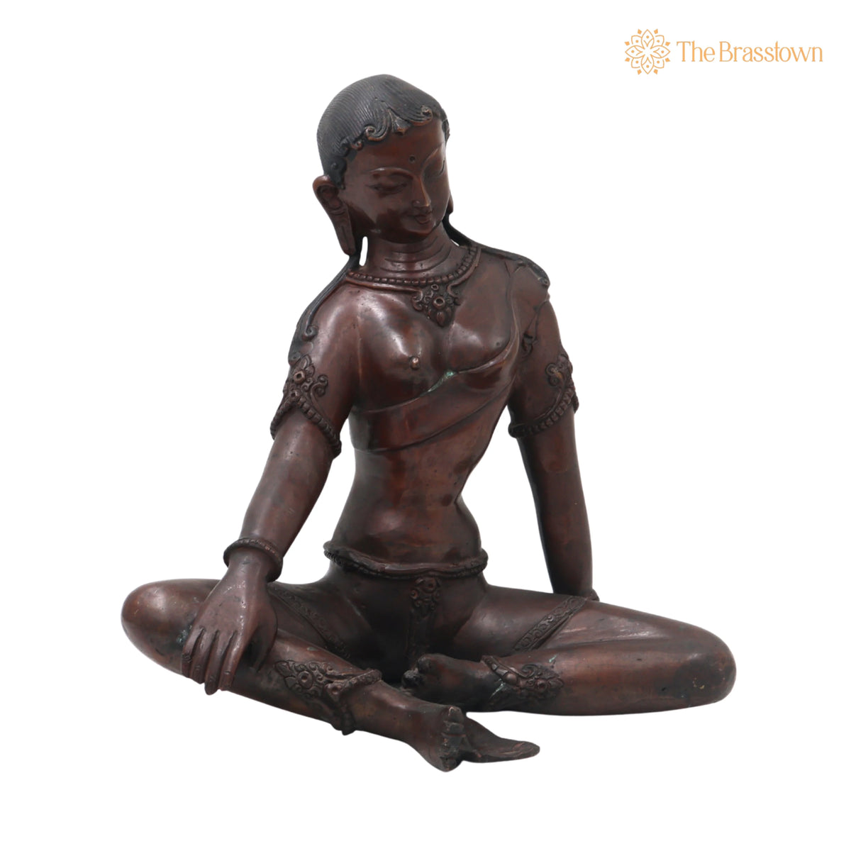 Brass Uma Devi Idol for Pooja – Handcrafted Vastu &amp; Spiritual Home Décor 10 Inch 2