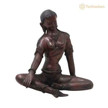 Brass Uma Devi Idol for Pooja – Handcrafted Vastu &amp; Spiritual Home Décor 10 Inch 2