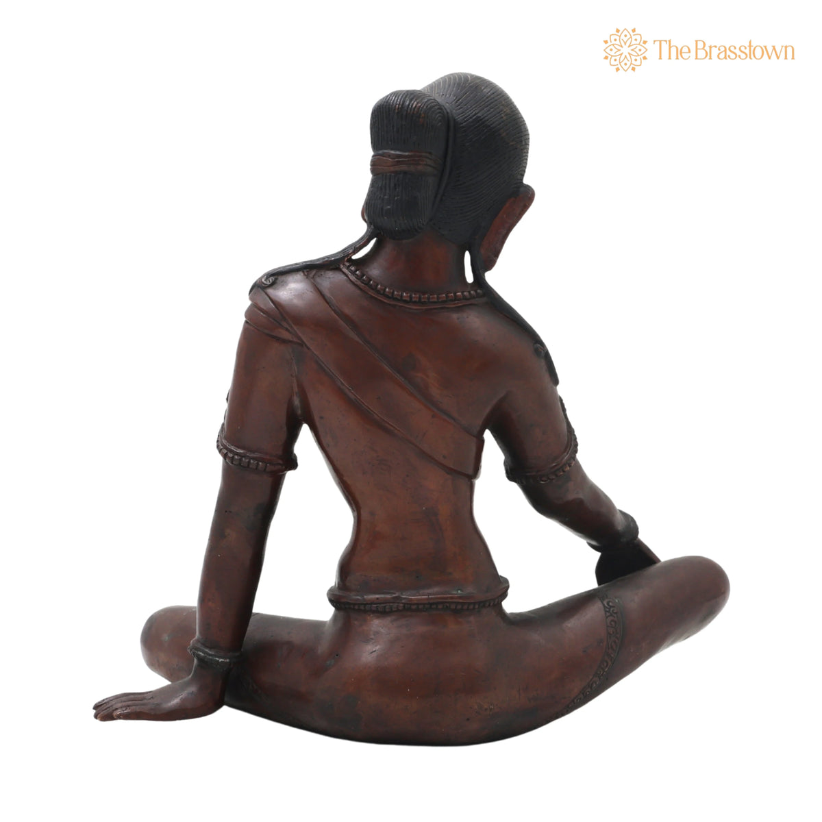 Brass Uma Devi Idol for Pooja – Handcrafted Vastu &amp; Spiritual Home Décor 10 Inch 4