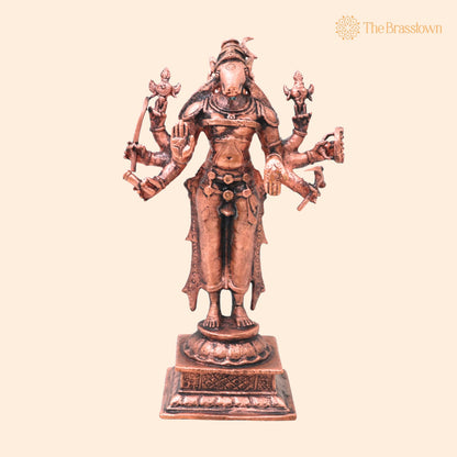 Copper Sri Maha Varahi Devi Idol – Handcrafted Home Décor &amp; Gifting 5.5 Inch 1