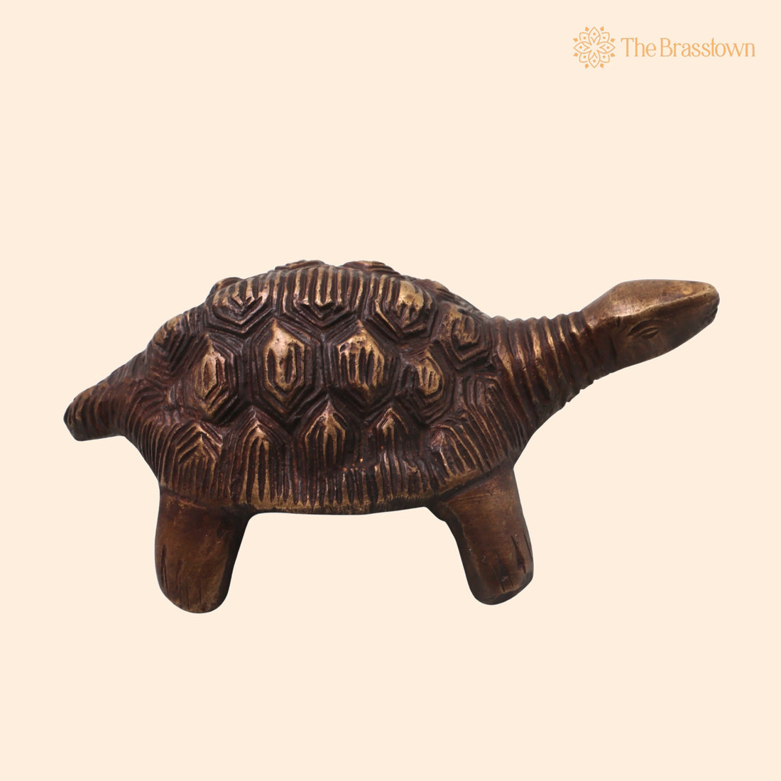 Brass Kurma Avatar Handcrafted Tortoise Idol for Vastu Pooja – Spiritual Home Décor, Traditional Gift Statue 2 Inch 1