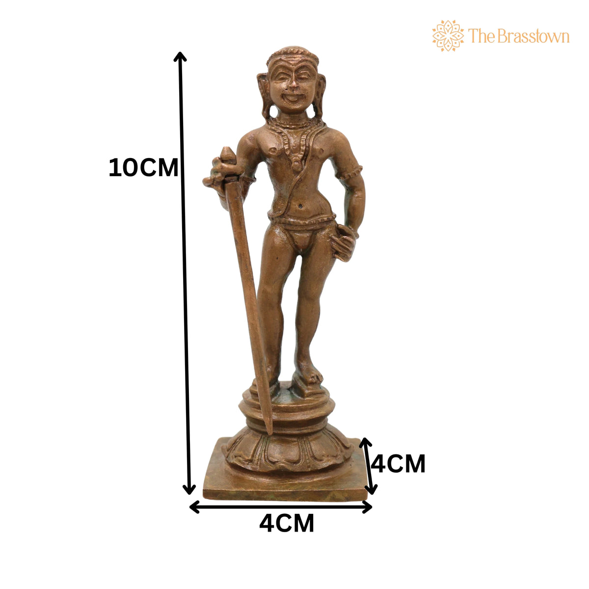 Bronze Murugan Idol – Dhandayudhapani Subramanya Kartikeya Statue for Pooja Home Décor Gifting Handcrafted Chola Style 4 Inch 5