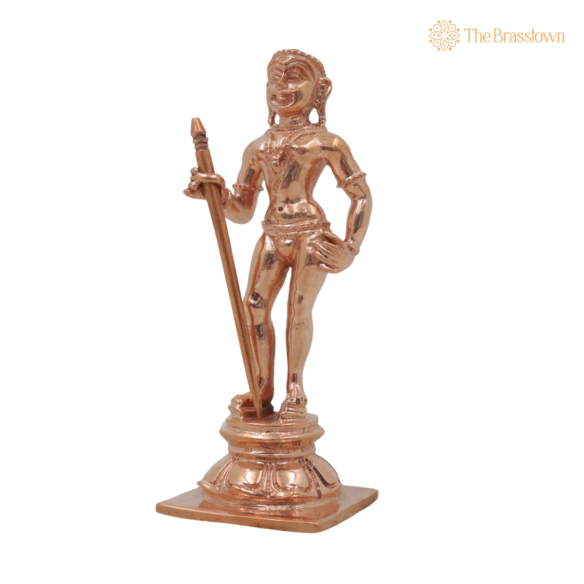 Bronze Murugan Idol – Handcrafted Lord Dhandayudhapani Subramanya Statue for Pooja, Home Décor &amp; Gifting 4 Inch 3