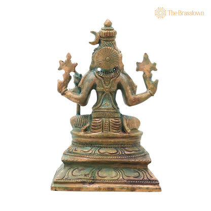 Bronze Bhuvaneshwari Devi Idol for Pooja – Handcrafted Kamakshi Devi Home Temple Décor, Spiritual Gifting &amp; Vastu 6 Inch 4