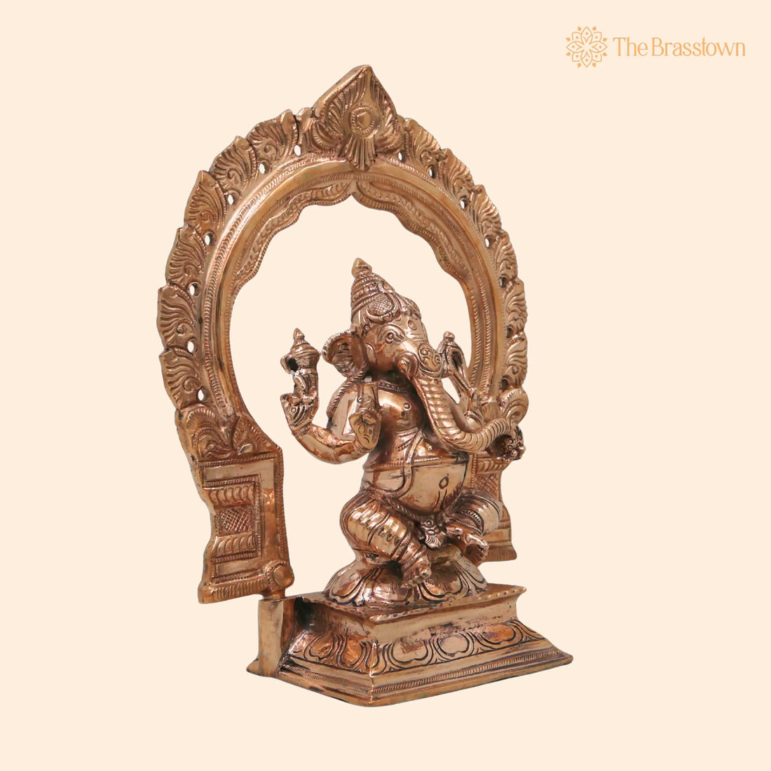 Bronze Ganesha Ganapati Vinayaka Idol – Handcrafted Traditional Chola Murti for Pooja, Home Décor &amp; Gifting 8.5 Inch 1