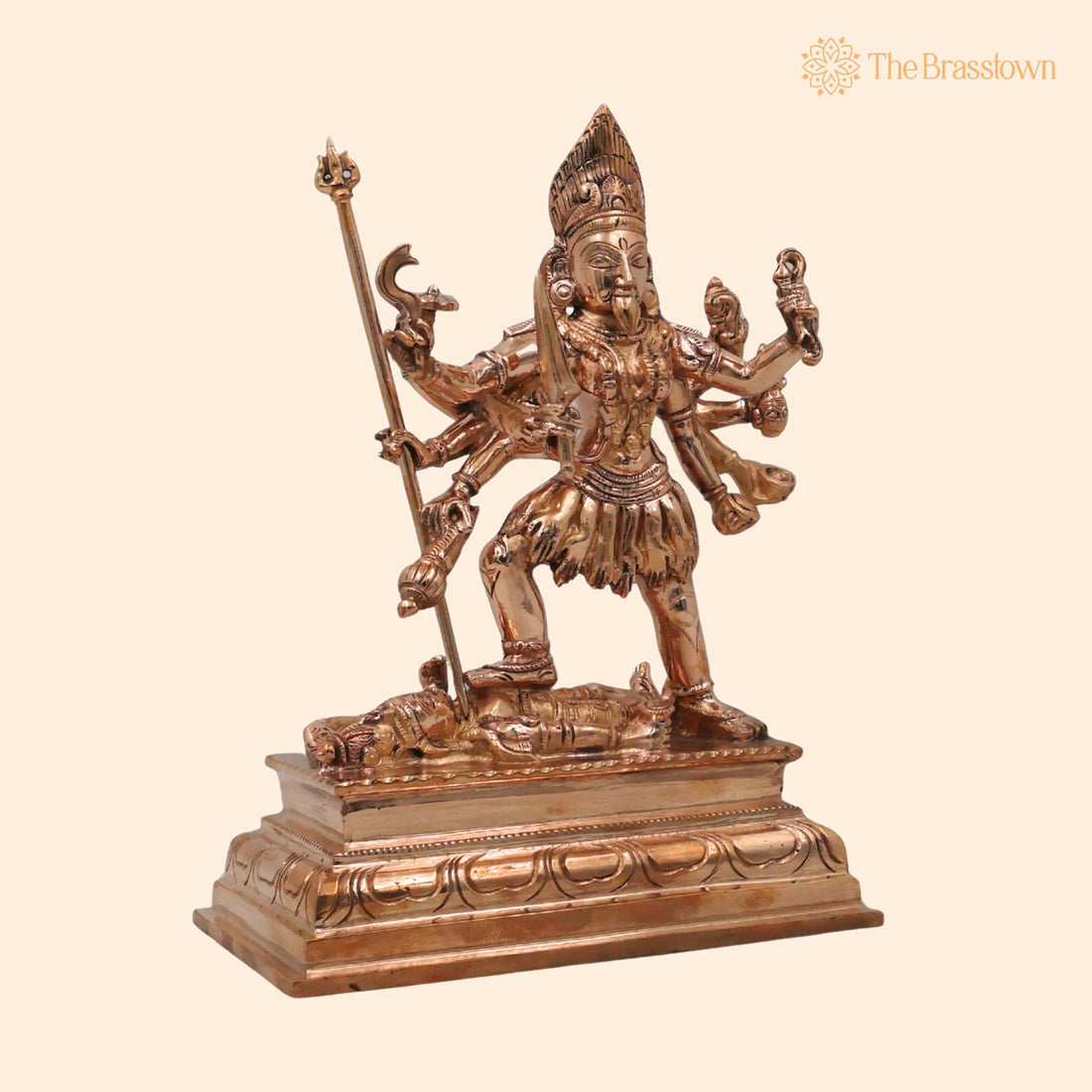 Bronze Mahakali Idol – Handcrafted Chola Style Statue for Pooja, Temple, Home Décor &amp; Gifting 8 Inch 1