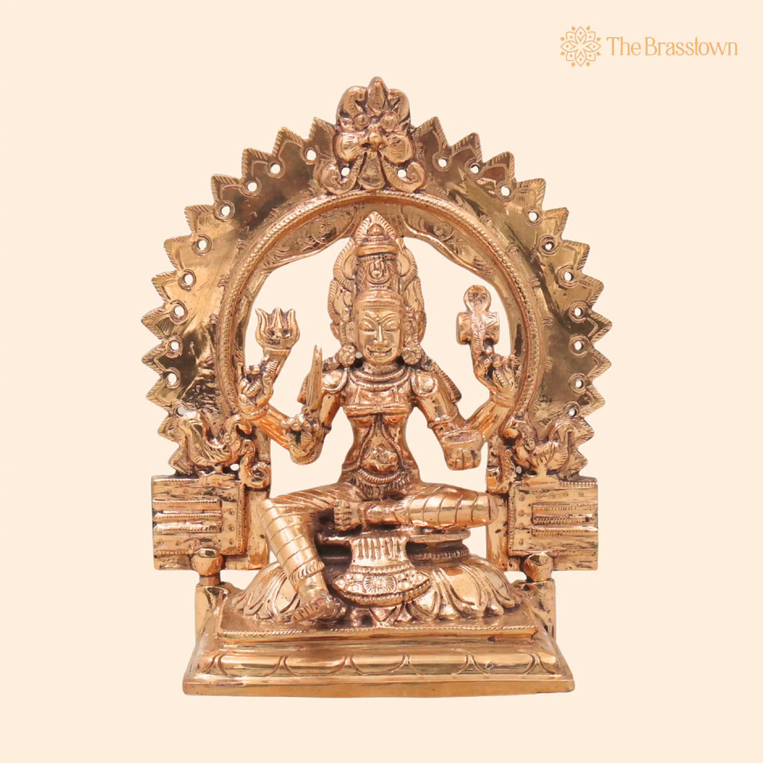 Bronze Mariamman Idol – Mari Amman Devi Murti, Handcrafted Chola Style Statue for Pooja, Home Décor &amp; Gifting 7.5 Inch 1