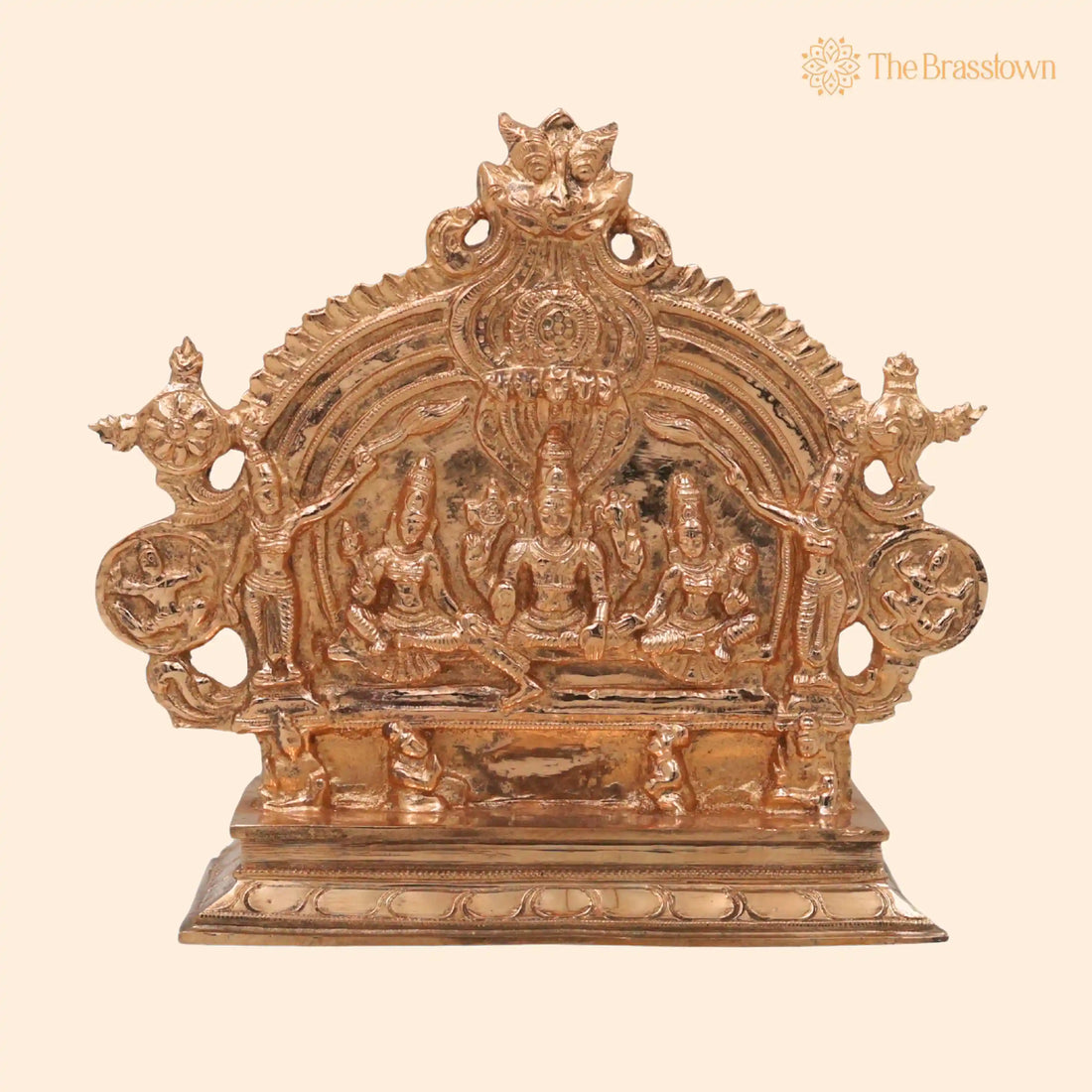 Bronze Vishnu Sridevi Bhudevi Idol – Handcrafted Chola Narayana Murti for Pooja, Temple, Home Décor &amp; Spiritual Gifting 7.5 Inch 1