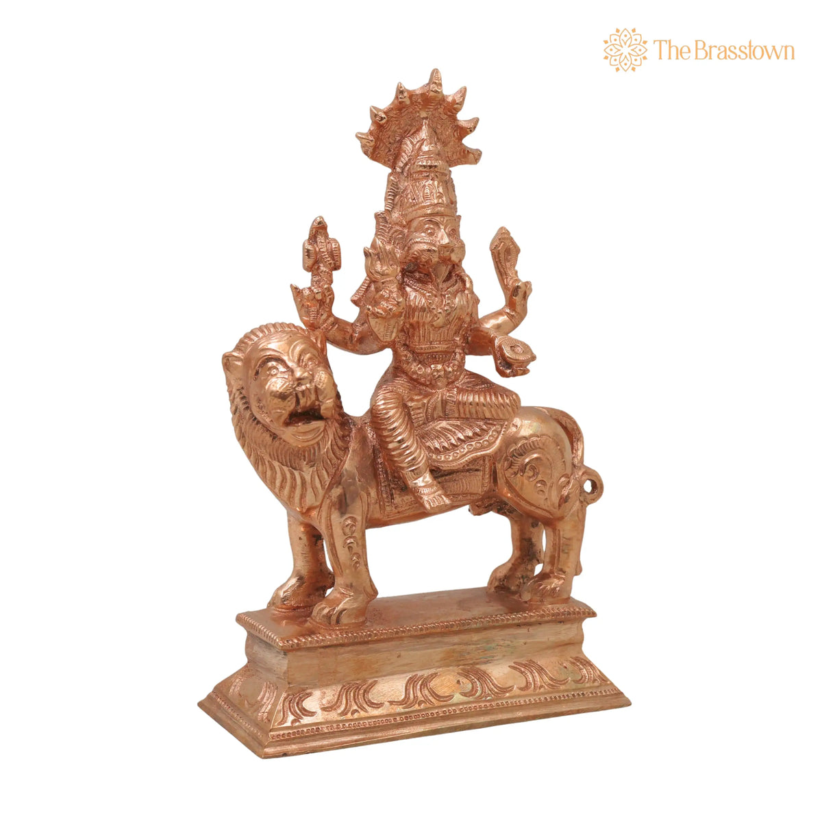 Bronze Pratyangira Devi Idol – Handcrafted Vastu, Home Décor &amp; Gifting 6.5 Inch 2