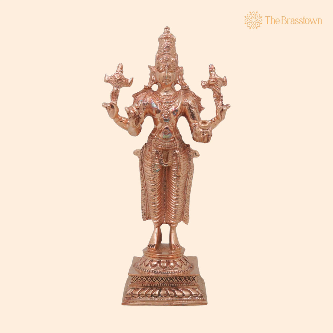 Bronze Dhanvantari Idol – Handcrafted Lord Dhanwantri Bhagavan Murti for Pooja, Vastu, Home Décor &amp; Gifting 6 Inch 1