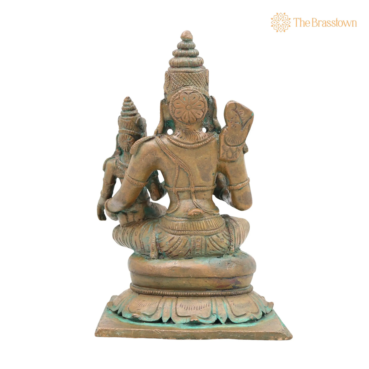 Bronze Rama Sita Murti – Handcrafted Home Décor &amp; Gifting 7.5 Inch 4