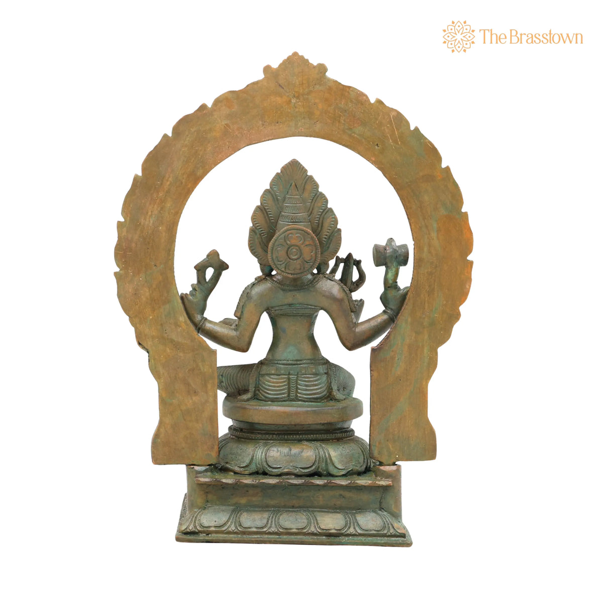 Bronze Mariamman Idol – Handcrafted Mahamariamman Karumariamman Amman Devi Murti for Pooja, Vastu, Home Décor &amp; Gifting 9 Inch 4