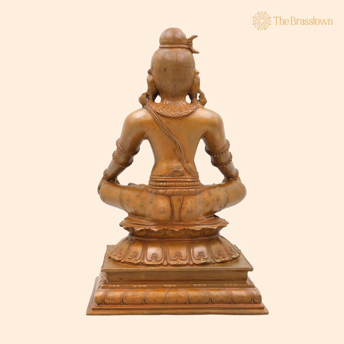 Bronze Shiva Idol – Mahadev Murti Chola Handcrafted Traditional Statue for Pooja Home Décor Gifting 13 Inch 1