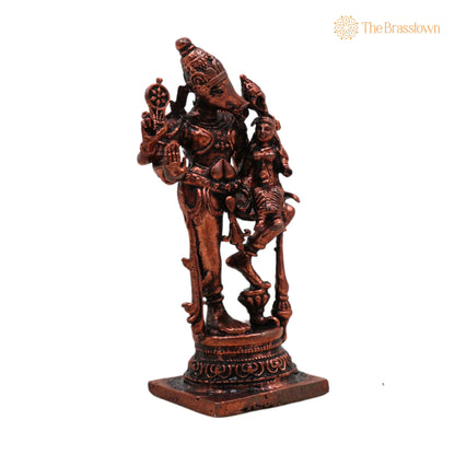 Copper Varaha Lakshmi Idol – Varaha Lakshmi Murti for Pooja, Vastu, Home Décor &amp; Gifting, Handcrafted Traditional 2.5 Inch 2