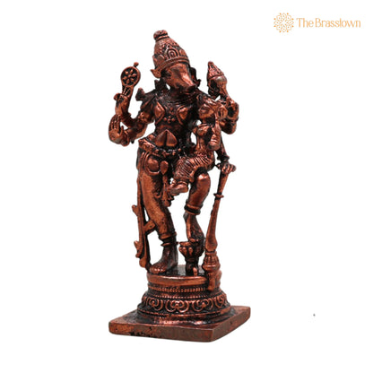 Copper Varaha Lakshmi Idol – Varaha Lakshmi Murti for Pooja, Vastu, Home Décor &amp; Gifting, Handcrafted Traditional 2.5 Inch 3