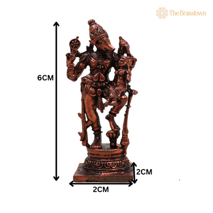 Copper Varaha Lakshmi Idol – Varaha Lakshmi Murti for Pooja, Vastu, Home Décor &amp; Gifting, Handcrafted Traditional 2.5 Inch 5