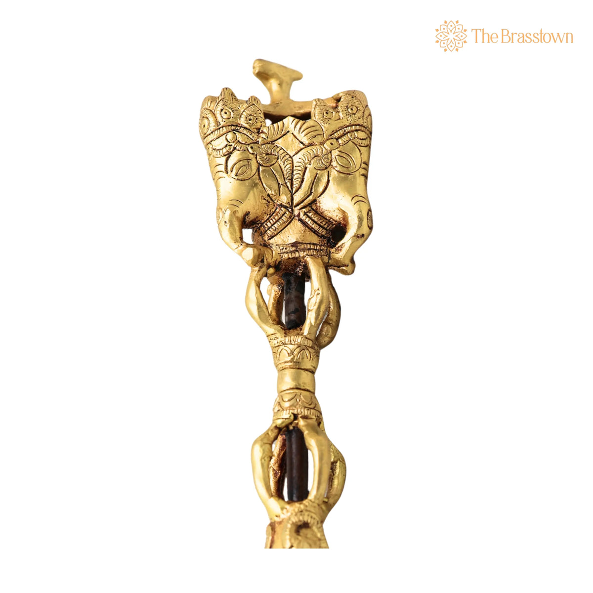 Brass Ganesha Phurba – Ganapati Vajra Dorje Ritual Dagger for Pooja, Home Décor &amp; Gifting, Handcrafted Traditional 12 Inch 4