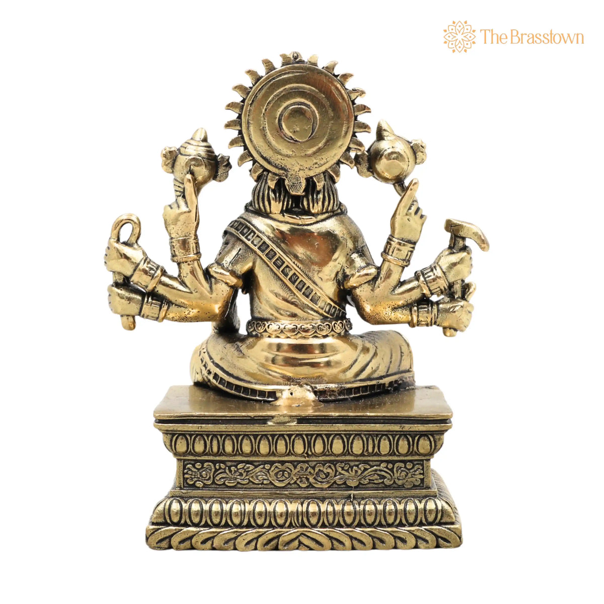 Brass Varahi Amma Idol – Varahi Devi Murti, Handcrafted Statue for Pooja, Home Décor &amp; Gifting 4.5 Inch 4
