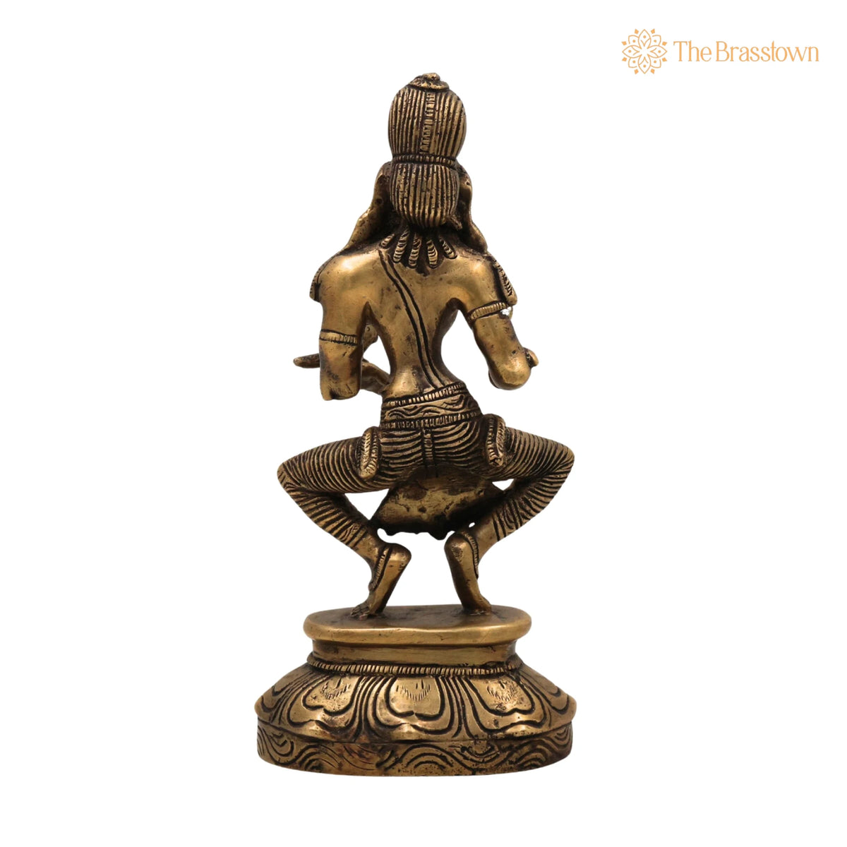 Brass Meenakshi Amman Idol – Madurai Meenakshi Devi Murti, Handcrafted Peetal Minakshi Statue for Pooja, Temple &amp; Home Décor 9.5 Inch 4