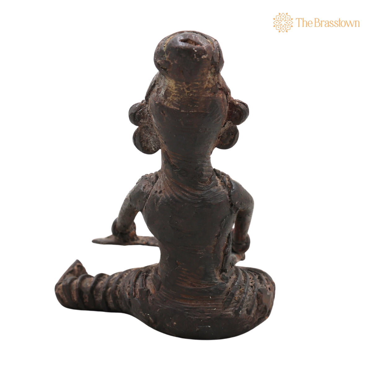 Copper Lakshmi Idol – Handcrafted Lakshmi Devi Murti, Home Décor &amp; Gifting 5 Inch 7