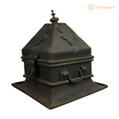 Brass Decorative Antique Boxes – Handcrafted Box, Multipurpose Boxes, Jewellery Boxes, Jewel Box, Antique, Jewelry Box 4 Inch 4