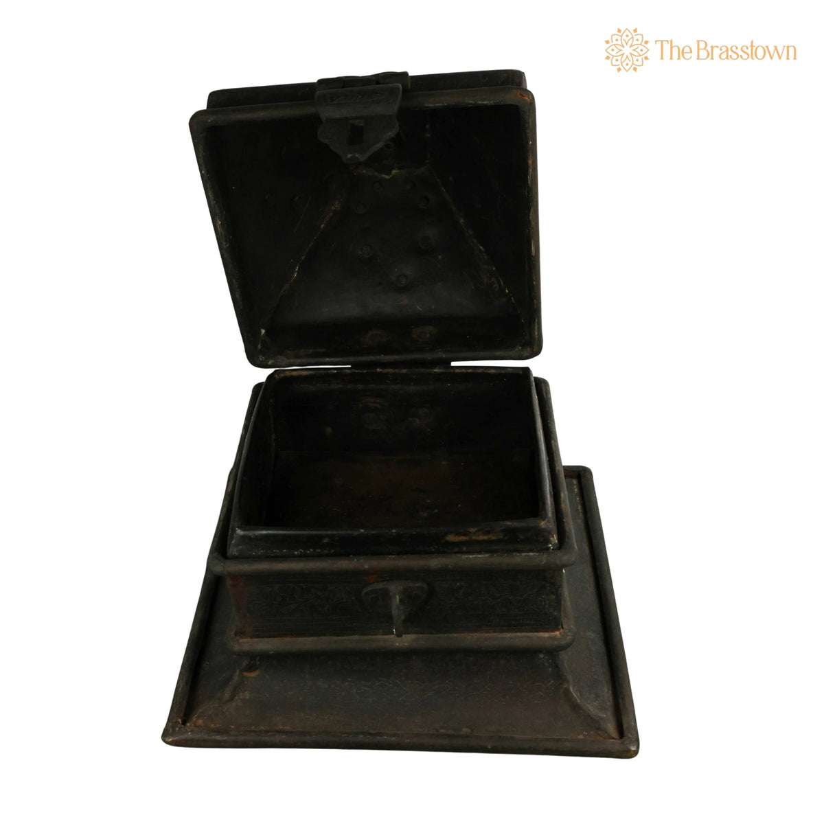 Brass Decorative Antique Boxes – Handcrafted Box, Multipurpose Boxes, Jewellery Boxes, Jewel Box, Antique, Jewelry Box 4 Inch 6