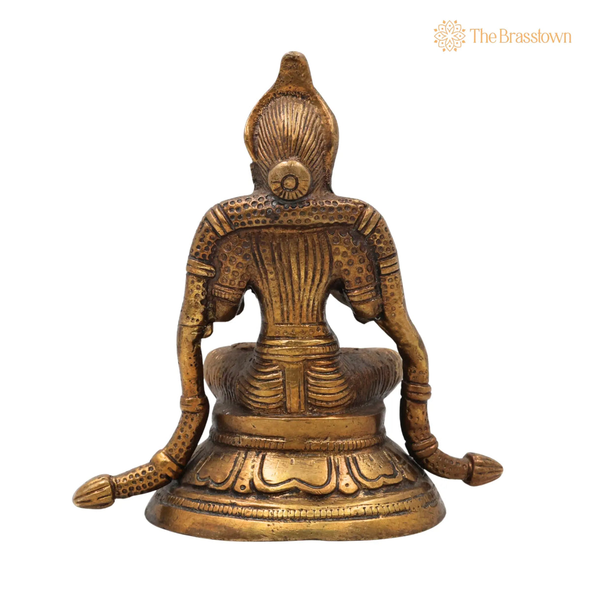 Brass Kubera Idol – Handcrafted Kuber Murti, Peetal Kuvera Vigraha, Décor &amp; Gifts 6 Inch 4