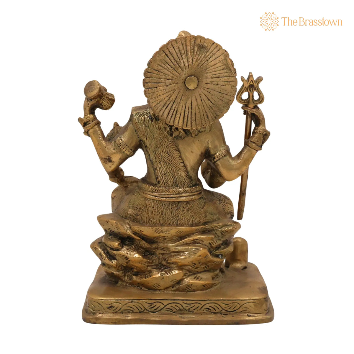 Brass Shiva Statues – Handcrafted Lord Shiv Idol, Shankar Idol, Shiva Idol Metal Statue, Shiva Brass, Lord Shiva Idols, Shankar Murti For Gift 9 Inch 4