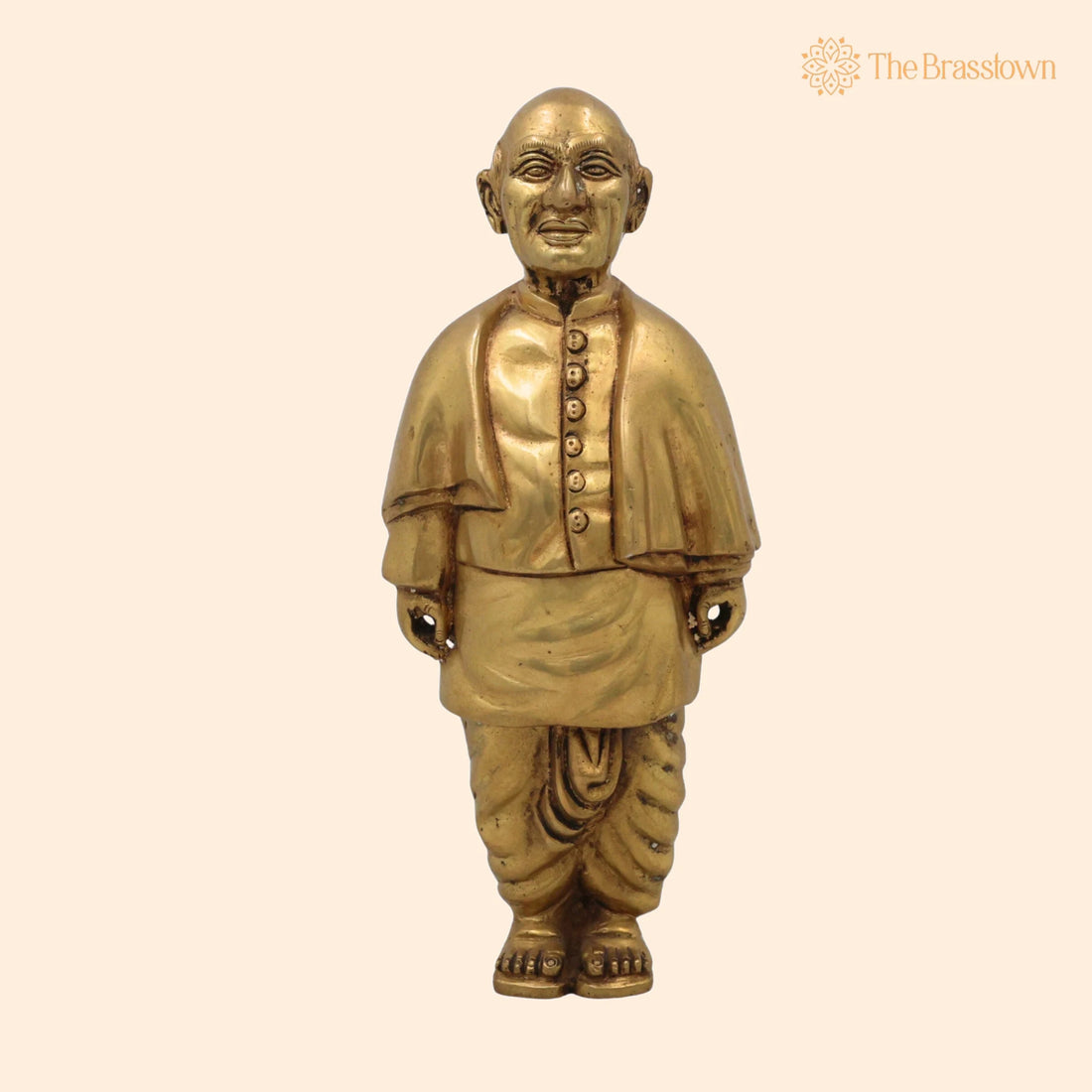 Brass Sardar Vallabhbhai Patel Idol – Handcrafted Sardar Vallabhbhai Patel Idol, Statue Of Unity, Brass Sculpture, Home Décor, Decoratives 9 Inch 1
