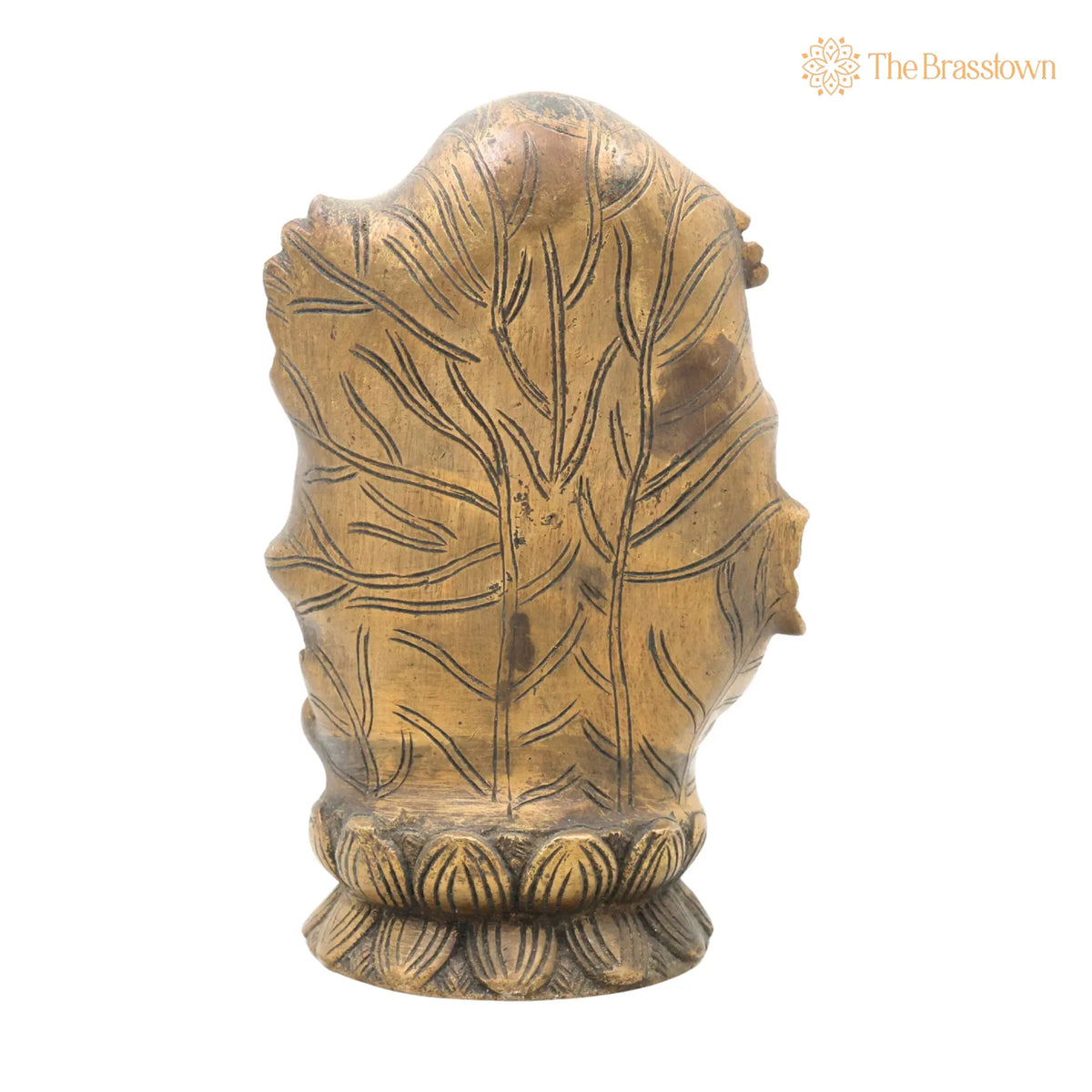 Handcrafted Brass Lord Buddha Idol – Antique Gautam Buddha Murti, Shakyamuni Siddhartha Statue for Home Décor, Pooja 6 Inch 4