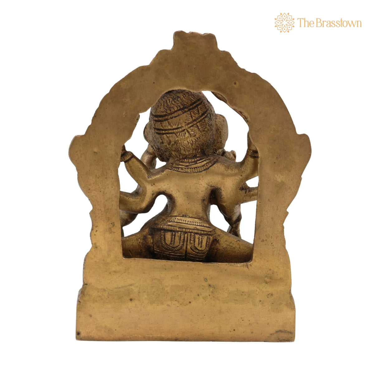 Handcrafted Brass Ganesha Idol – Vinayaka Ganpati Murti, Ganesh Statue for Pooja, Home Temple, Décor &amp; Gift 5 Inch 4
