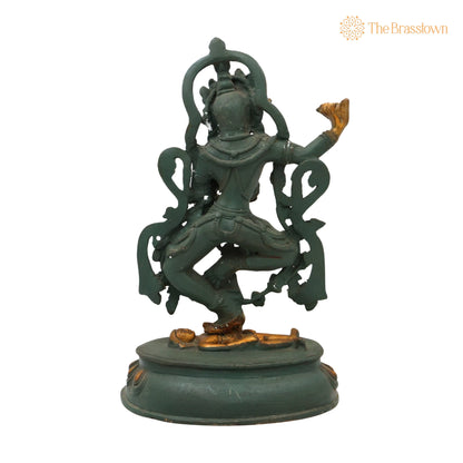 Brass Kali Idol – Handcrafted Krodha Kali, Brass Maha Kali, Goddess Kali Statue, Kali Murti, Kali Statue Brass, Guhyakali 14 Inch 4