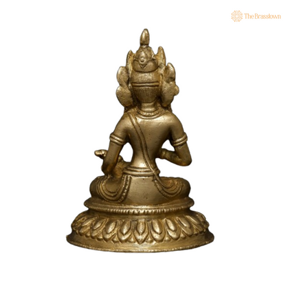 Brass Buddha Statue – The Symbol of Tranquility and Inner Peace 4 Inch