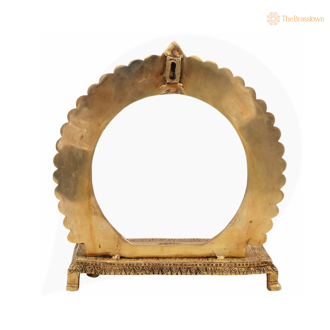 Brass Circular Arch Frame – An Iconic Symbol of Traditional Artistry 10 Inch