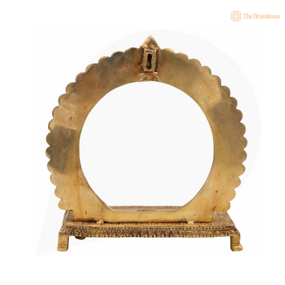 Brass Circular Arch Frame – An Iconic Symbol of Traditional Artistry 10 Inch