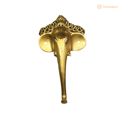Brass Elephant Door Handle – A Majestic Addition to Your Home 9.5 Inch