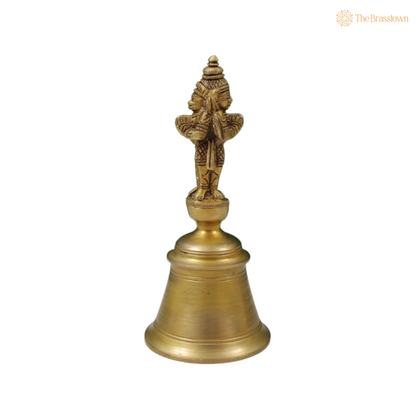 Brass Hanuman Bell 6 Inch