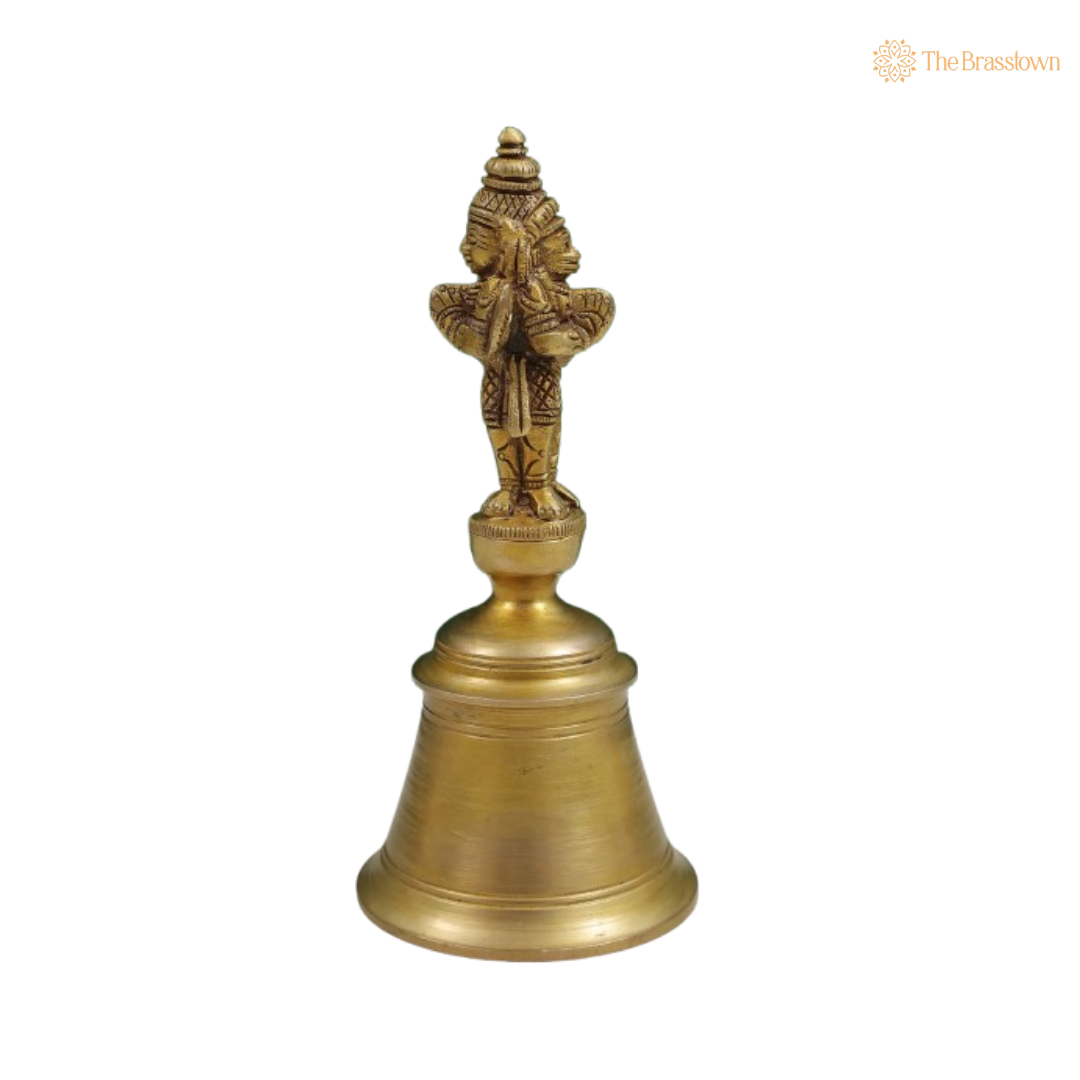 Brass Hanuman Bell 6 Inch
