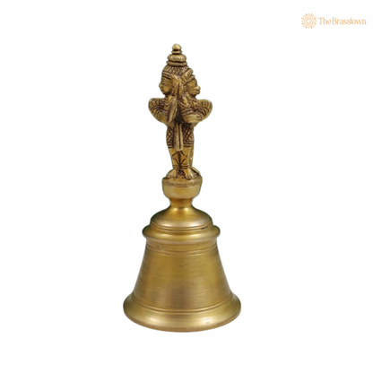 Brass Hanuman Bell 6 Inch