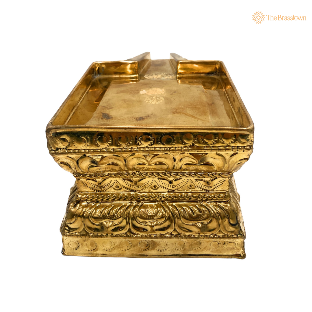 Brass Havan Kund – A Traditional Vessel for Sacred Rituals 6 Inch