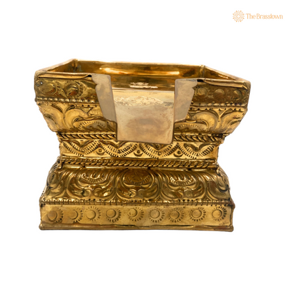 Brass Havan Kund – A Traditional Vessel for Sacred Rituals 6 Inch