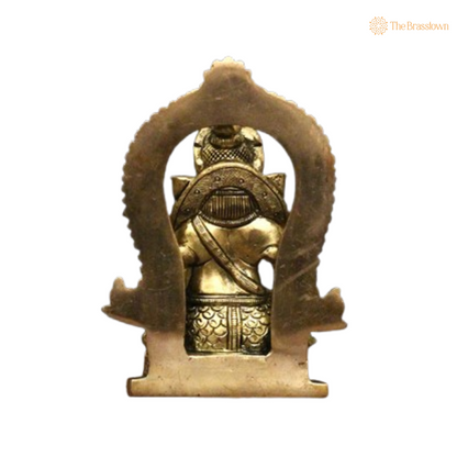 Brass Kuber Maharaj Idol 4.5 Inch