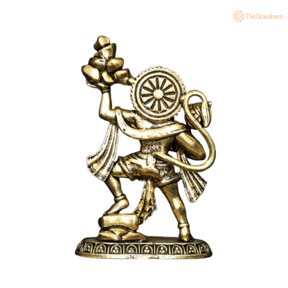 Brass Lord Hanuman Idol – The Mighty Devotee of Lord Rama 2 Inch