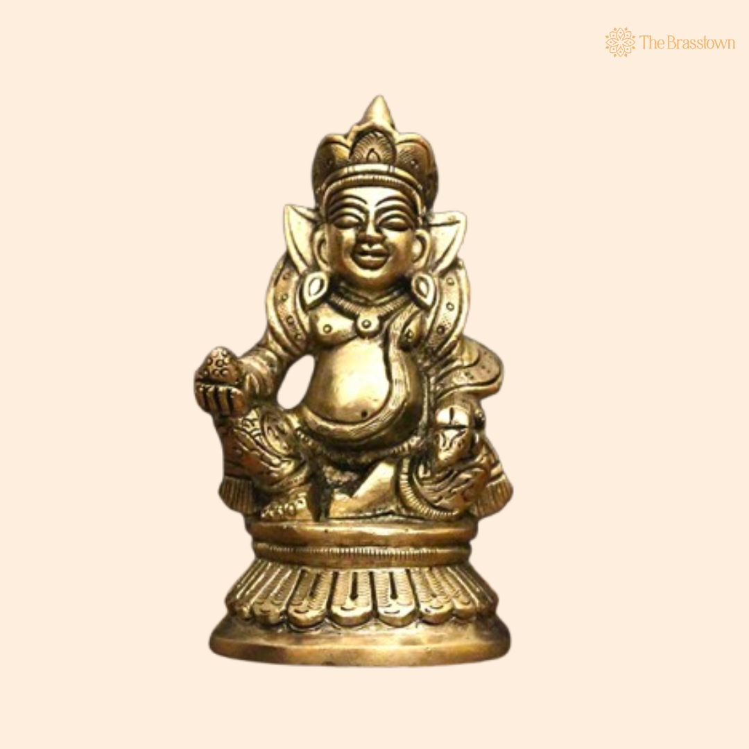 Brass Lord Kuber Idol 4 Inch